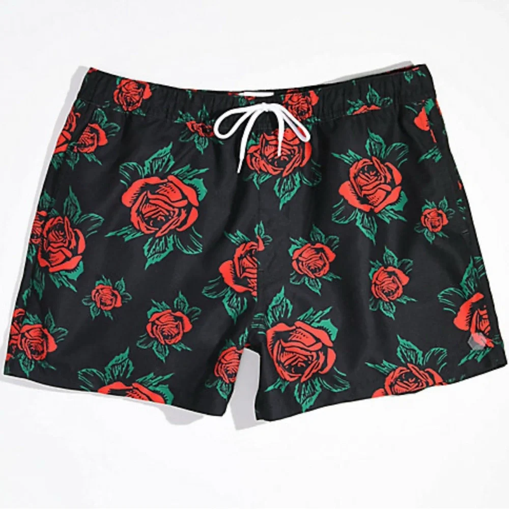 Empyre Black Rose Swim Trunks